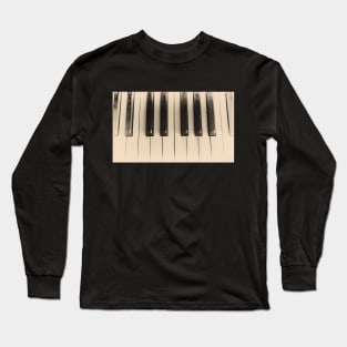 Vintage Piano Long Sleeve T-Shirt